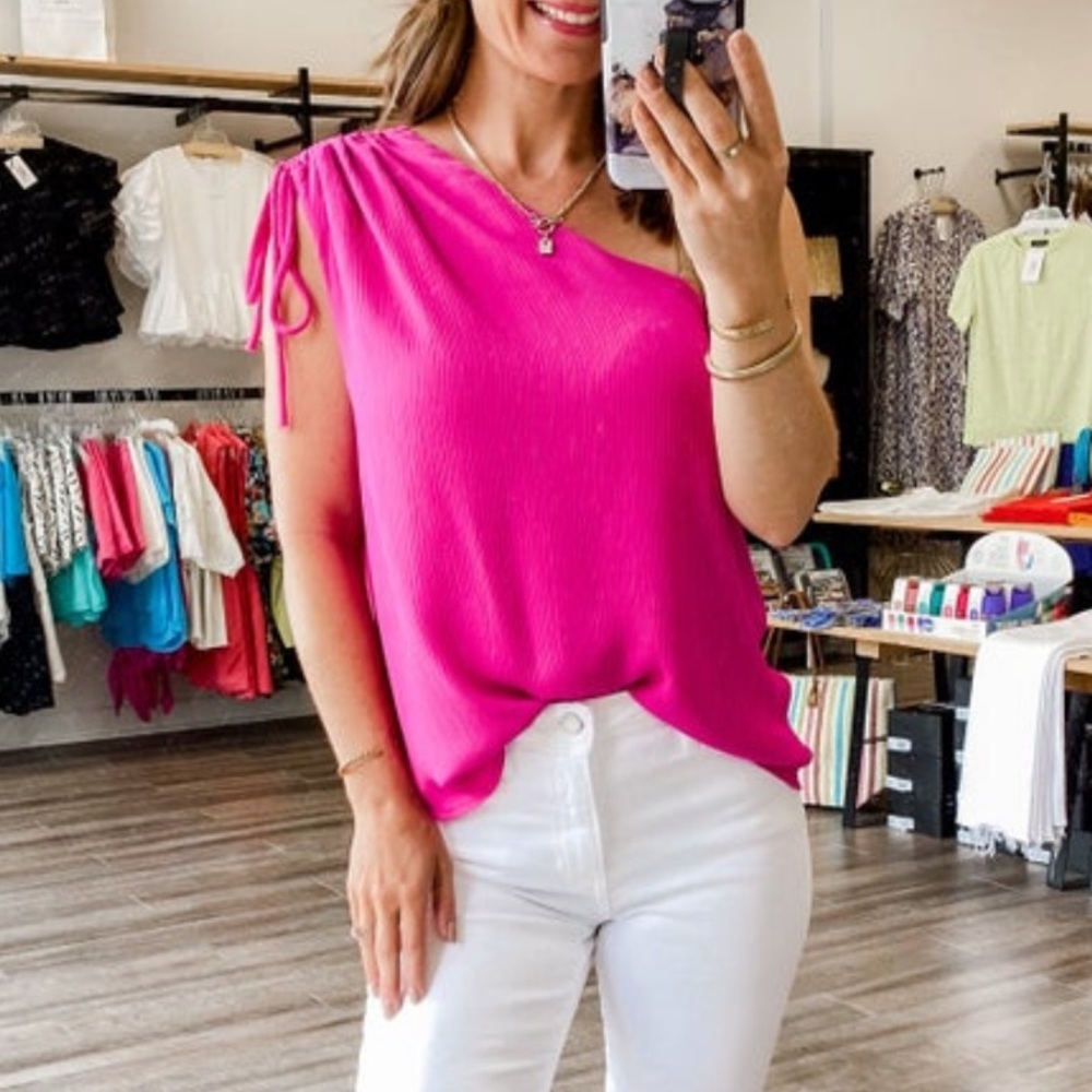 Chasing Sunsets One Shoulder Top